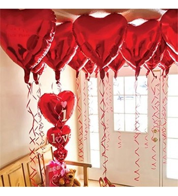 Red Heart Shape Balloons Decorations