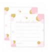 Advice Wishes Baby Shower Blush