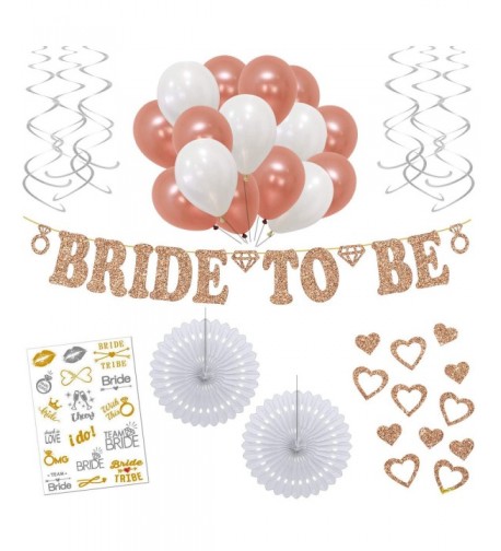 Rose Gold Bachelorette Party Decorations