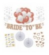 Rose Gold Bachelorette Party Decorations