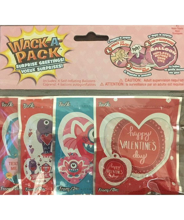 Wack pack Valentines Balloons Packs