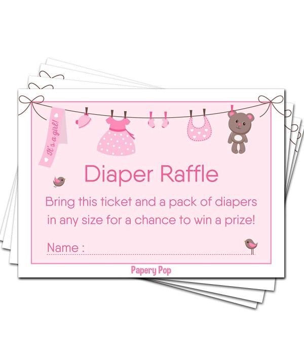 Diaper Raffle Tickets Baby Shower