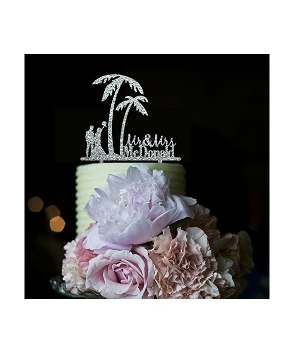 Beach Wedding Toppers Romantic Personalized