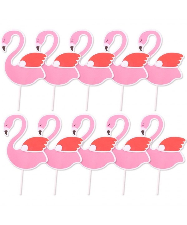 Flamingo Cupcake Toppers Wedding Birthday
