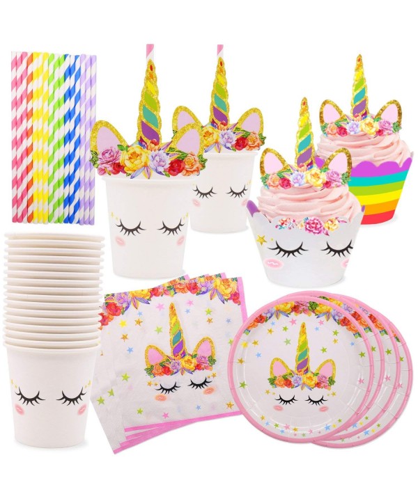 Rainbow Unicorn Napkins Birthday Supplies