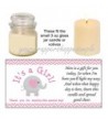 Elephant Shower Candle Party Labels