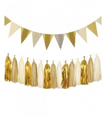 Sparkly Triangle Birthday Decorations Metallic