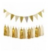 Sparkly Triangle Birthday Decorations Metallic