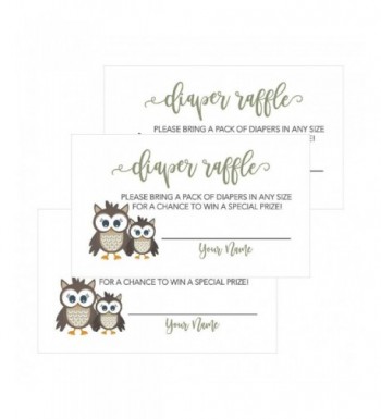 Lottery Woodland Invitations Supplies Diapers