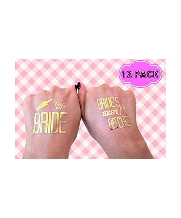 Bachelorette BRIDES BITCHES Temporary Tattoos