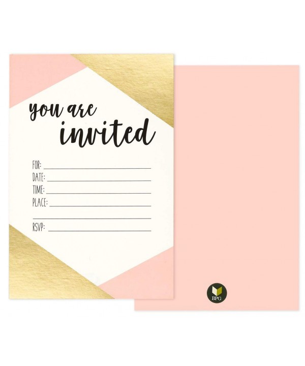 Pack Invited Minimalist Party Invitation