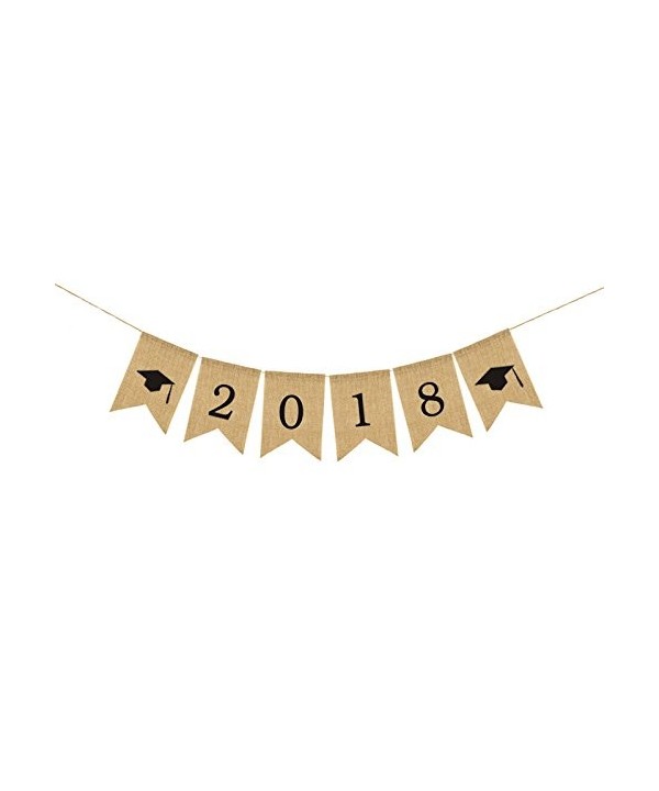 Burlap Banner Graduation Decorations Supplies