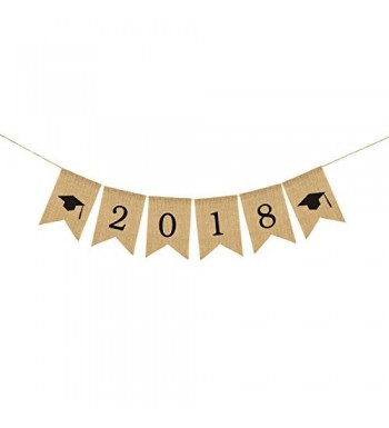 Burlap Banner Graduation Decorations Supplies