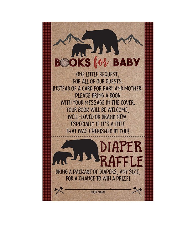 Lumberjack Shower Request Diaper Raffle