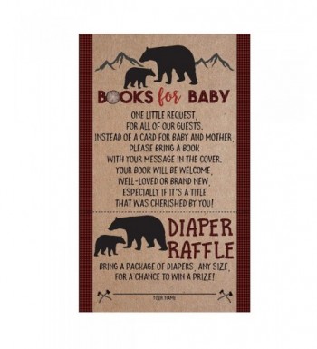 Lumberjack Shower Request Diaper Raffle