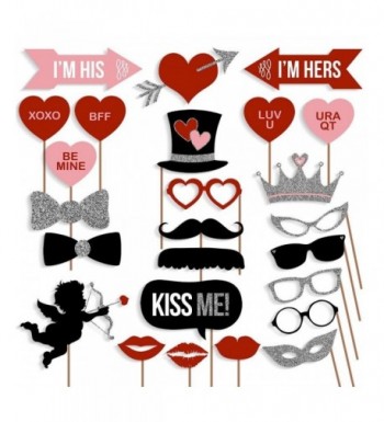 Valentines ATTACHED Decorations Mustaches USA SALES