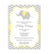 Elephant Invitations Chevron Personalized Envelopes