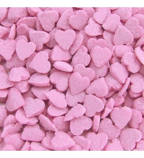 Natural Pink Gluten Confetti Valentine Hearts