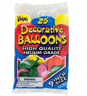 Helium Grade Latex Balloons Pack