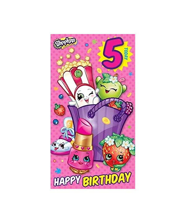 Shopkins age today birthday card