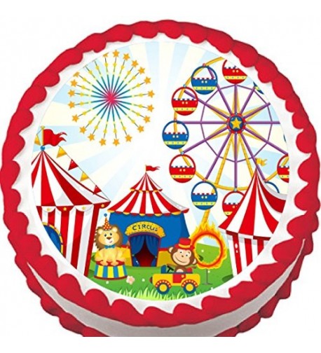 Circus Animals Birthday Edible Topper