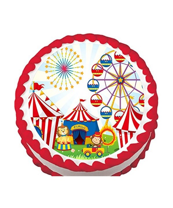 Circus Animals Birthday Edible Topper