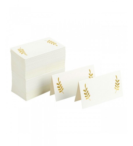 Gold Foil Table Place Cards