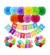 acetek Birthday Decorations Supplies Colorful