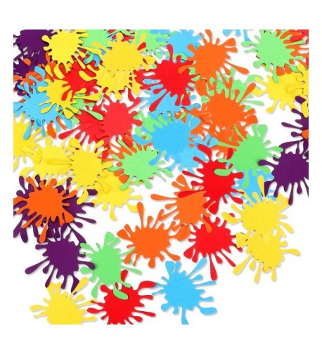 50Pcs Paint Splatter Confetti Decorations