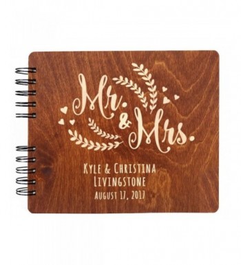 Personalized Wedding Vintage Mahogany Hardcover