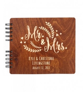 Personalized Wedding Vintage Mahogany Hardcover