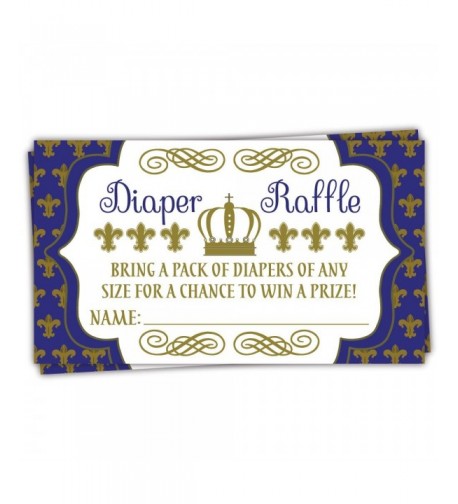 Prince Diaper Raffle Tickets Shower