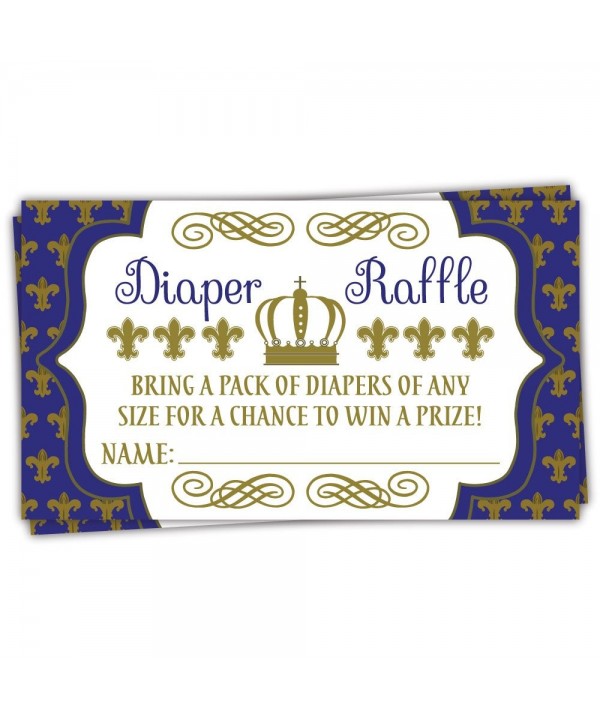 Prince Diaper Raffle Tickets Shower