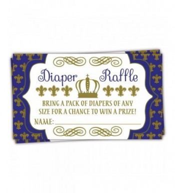 Prince Diaper Raffle Tickets Shower