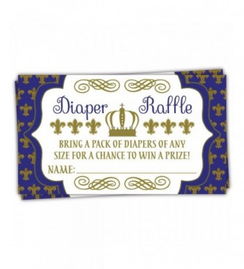 Prince Diaper Raffle Tickets Shower