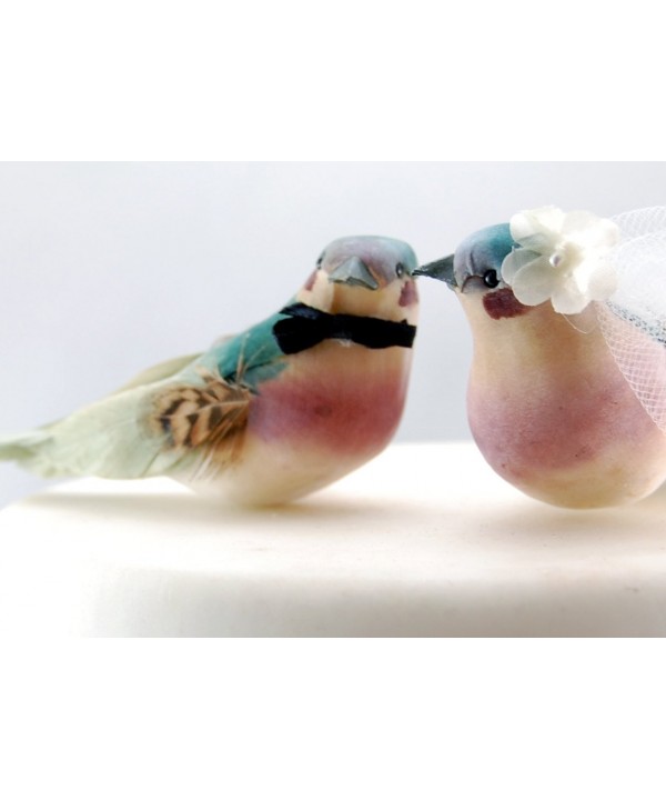 Charming Love Bird Cake Topper