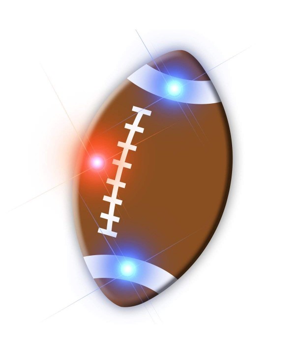 Light Football Flashing Blinking 5 Pack