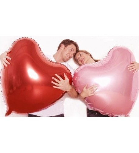 Christmas Valentine heart shaped aluminum balloons