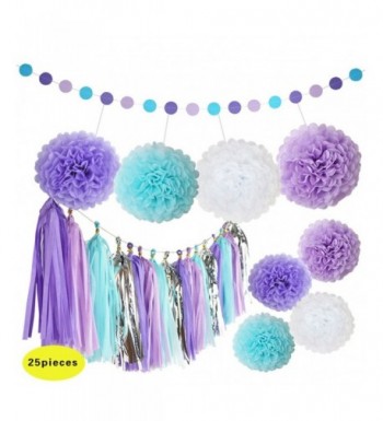 Mermaid Decorations Flowers Garland Birthday