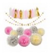 flowers Garland Glitter Birthday Decorations