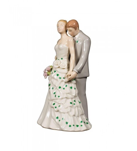 Shamrock Bride Porcelain Wedding Topper