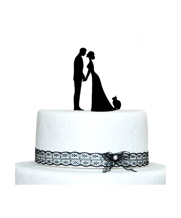 Wedding Topper Bride Groom Silhouette