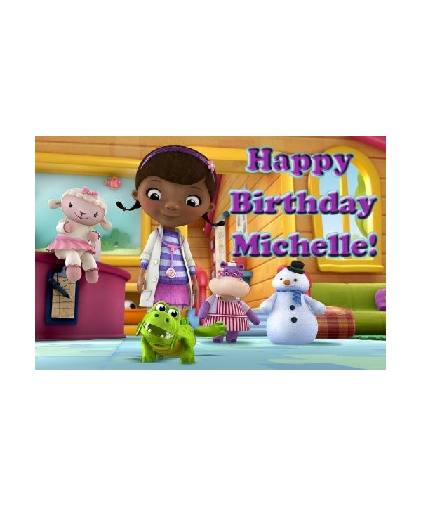 McStuffins Edible Birthday Topper Personalized