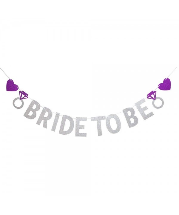 Banner Silver Wedding Bridal Bunting