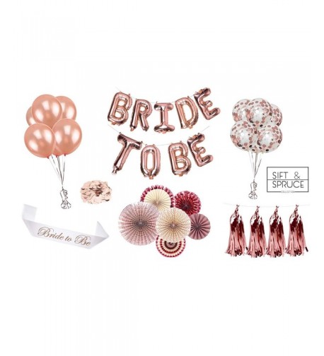 Bridal Decorations Bachelorette Balloons Confetti