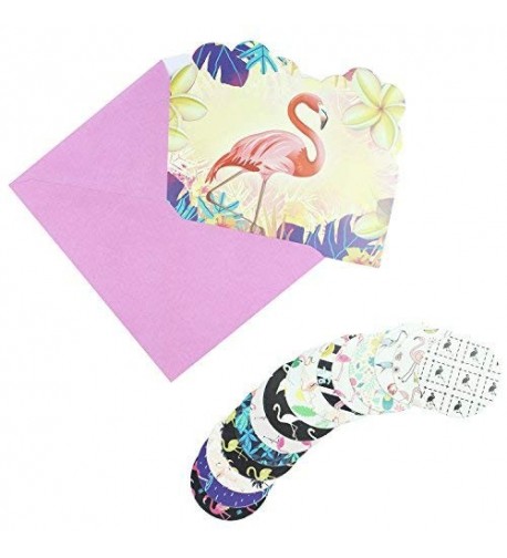 Flamingo Invitation Envelops Invitations Birthday