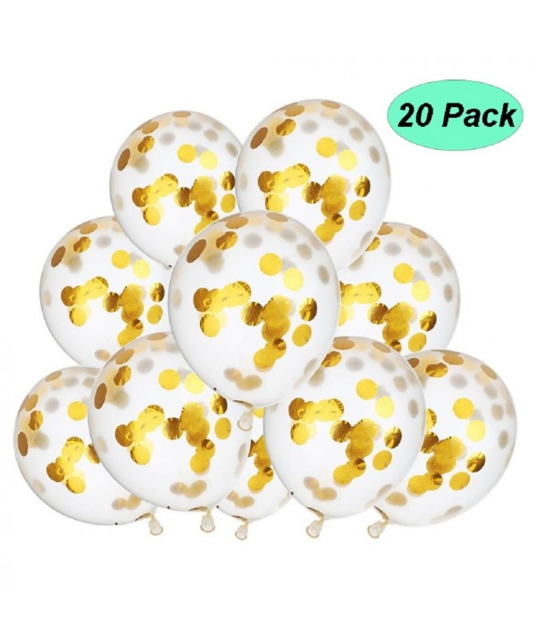 Confetti Balloons Transparent Pre filled Decorations