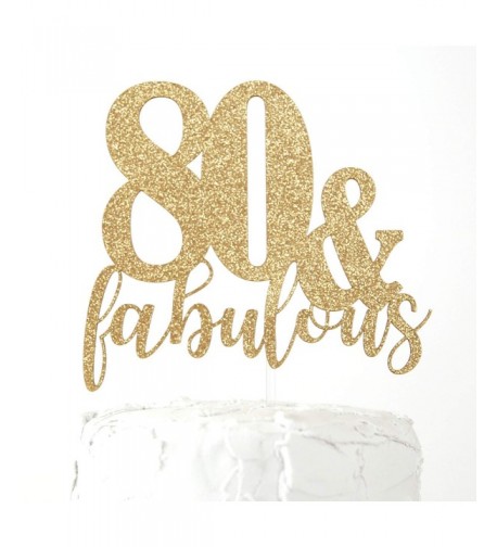 NANASUKO 80th Birthday Cake Topper
