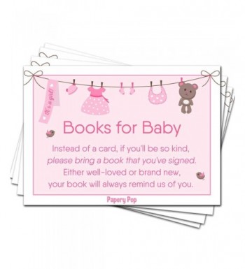 Books Baby Shower Request Cards