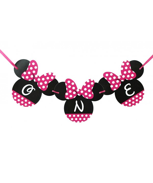 Minnie Mouse Birthday Banner Decoration